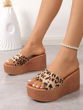 Style Peep Toe Slip-On Wedges Slippers